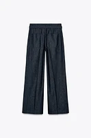 Z1975 WIDE-LEG BELTED DENIM PANTS