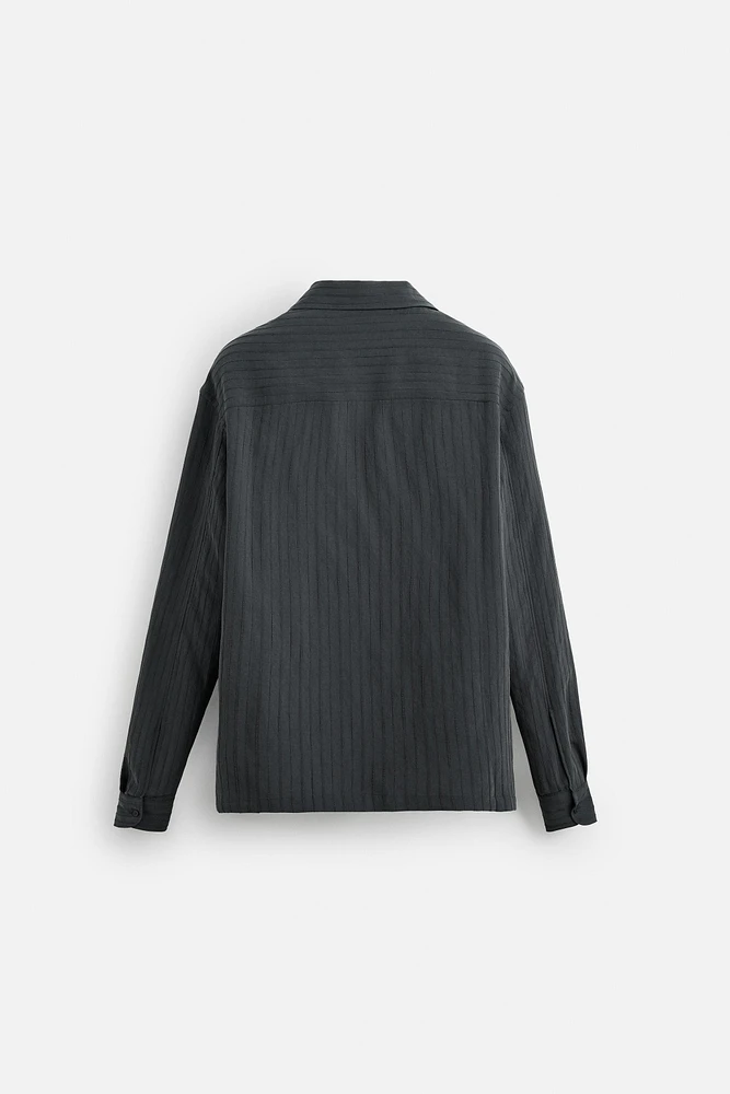 CHEMISE FLUIDE À RAYURES
