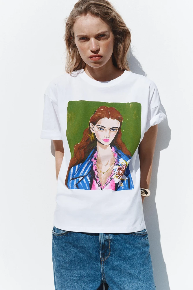 GIRLS PRINT T-SHIRT