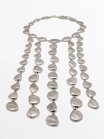 Cascade-effect necklace