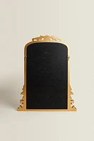 GOLDEN WOODEN WALL MIRROR