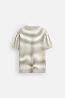JACQUARD STRIPED T-SHIRT