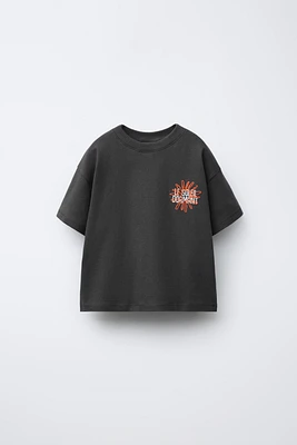 SUN TEXT PRINT T-SHIRT