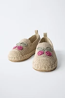 CHAUSSURES JUTE CROCHET