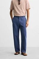 PANTALON STRAIGHT FIT CANVAS