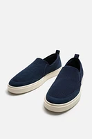 KNIT FABRIC SNEAKERS