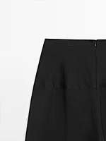 Pantalon avec ceinture large en lin - Limited Edition