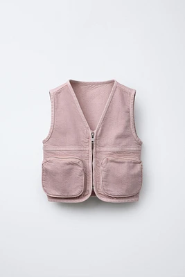 TWILL POCKET VEST