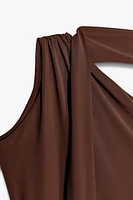 BODY POLYAMIDE ASYMÉTRIQUE FOULARD