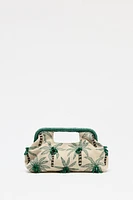 BEADED DETAIL CLUTCH