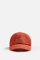 CASQUETTE TEXTE BROD