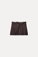 PLEATED SKORT