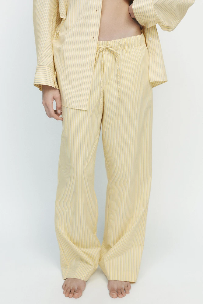 PANTALON DE STYLE PYJAMA À RAYURES