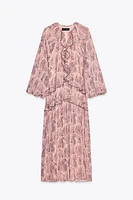 ROBE IMPRIMÉE À VOLANTS