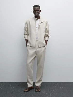Veste légère 100 % lin