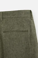 100% LINEN SUIT PANTS