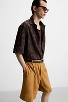 CHEMISE FLUIDE EN JACQUARD
