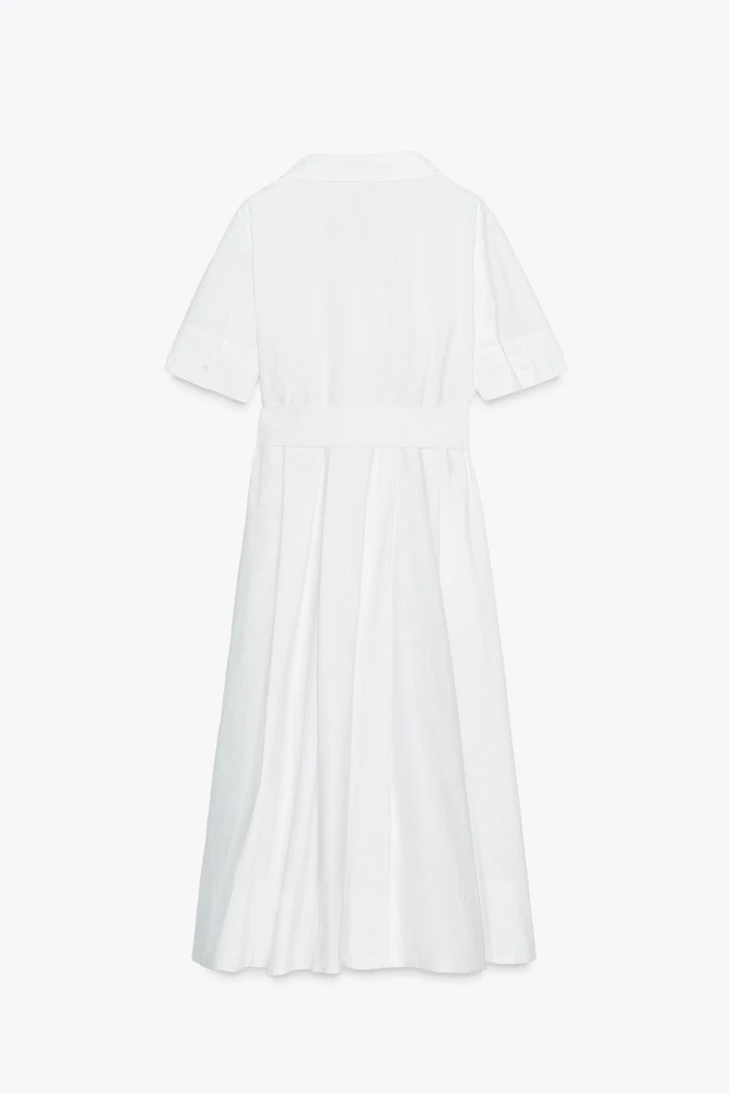 ROBE MIDI EN POPELINE ZW COLLECTION