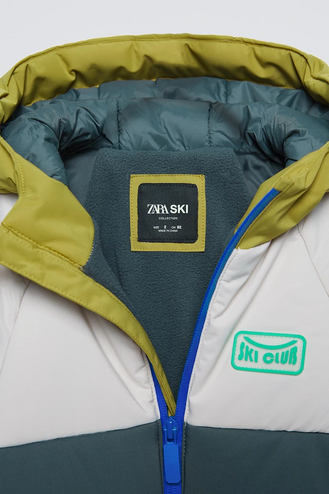 WATER REPELLENT AND WINDPROOF HOODED SNOW SUIT SKI COLLECTION