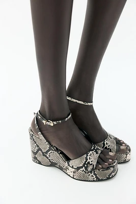 ANIMAL PRINT WEDGE