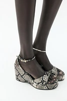 ANIMAL PRINT WEDGE