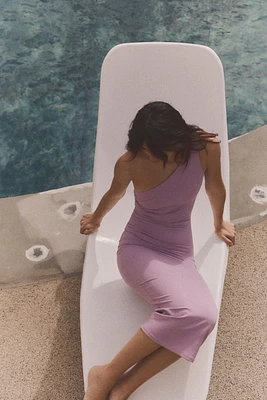 ASYMMETRIC MIDI DRESS