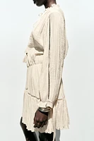 ROBE COURTE EFFET FROISSÉ