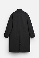 RELAXED FIT WOOL BLEND COAT