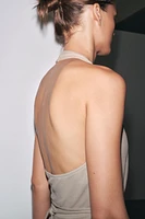 HALTER BELT DRESS