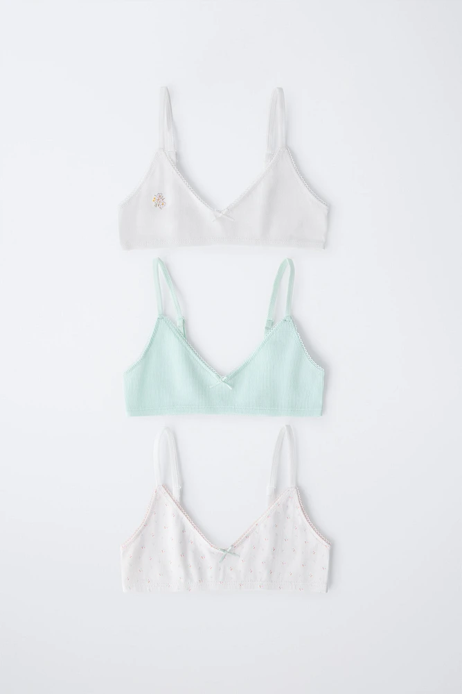 9-14 ANS/ LOT DE TROIS TOPS PATCHWORK