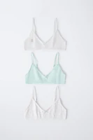 9-14 ANS/ LOT DE TROIS TOPS PATCHWORK
