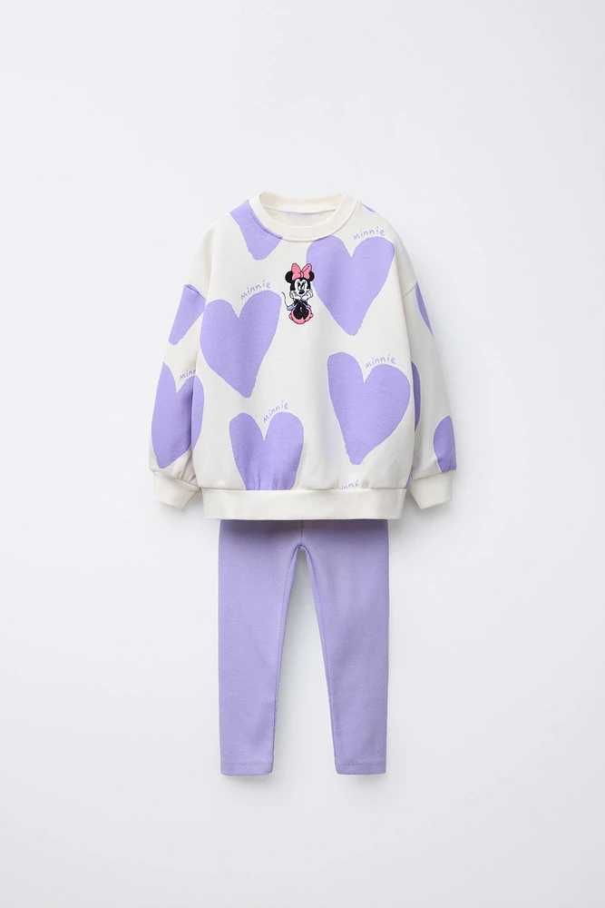 ENSEMBLE SWEAT ET LEGGING IMPRIMÉ MINNIE MOUSE © DISNEY