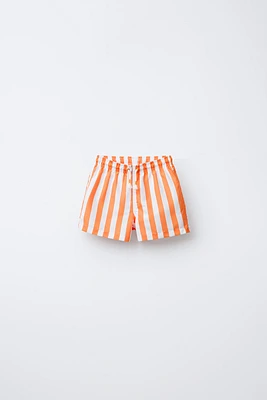 2-6 YEARS/ STRIPED SWIM SHORTS