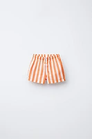 2-6 YEARS/ STRIPED SWIM SHORTS