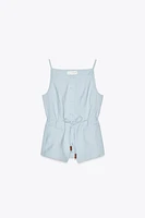 BEADED BELT VEST