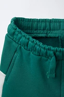 TEXT JOGGING SHORTS