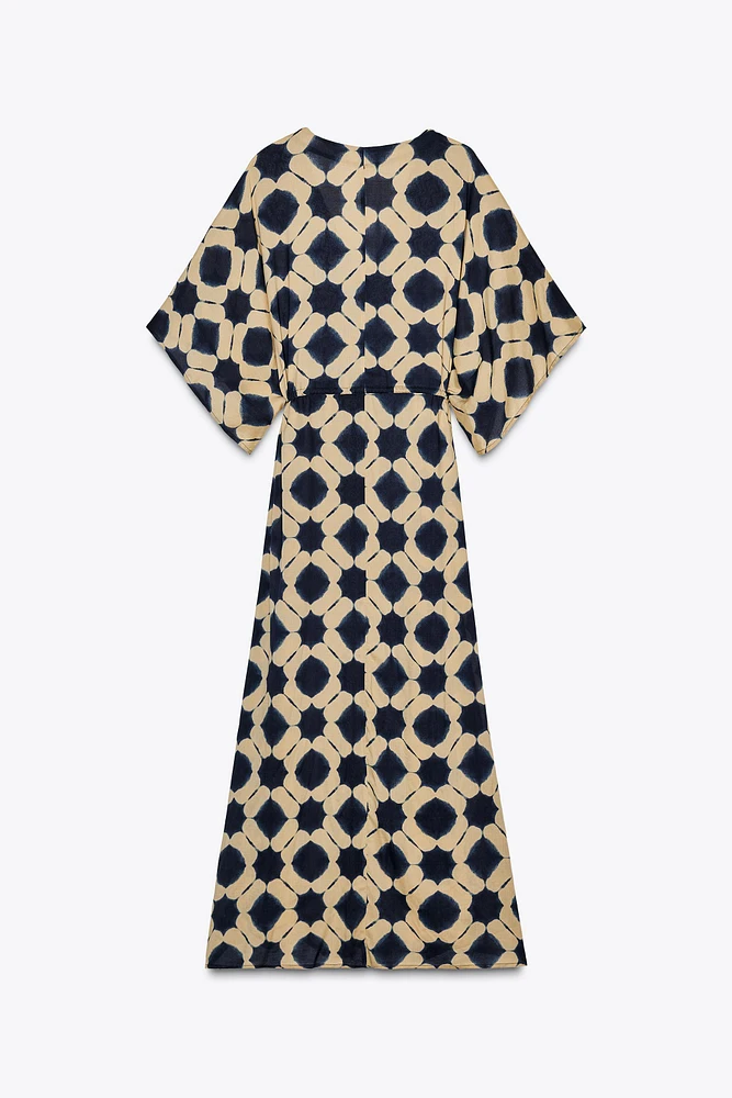 PRINTED CAFTAN DRESS