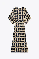 PRINTED CAFTAN DRESS