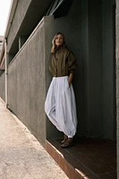ZW COLLECTION STRIPED BALLOON PANTS