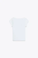 SCOOP NECK TOP