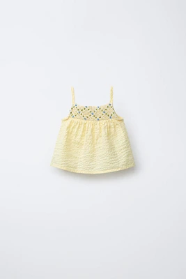 BLOUSE TEXTURÉE BRODÉE