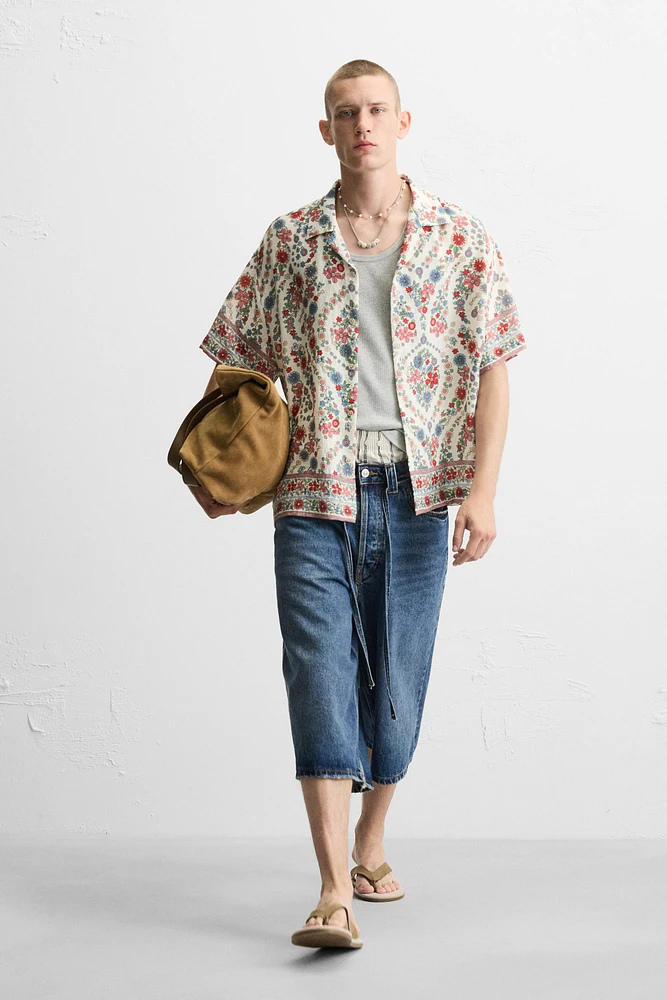 CHEMISE À IMPRIMÉ FLORAL