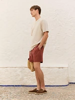 Short de bain uni regular ft