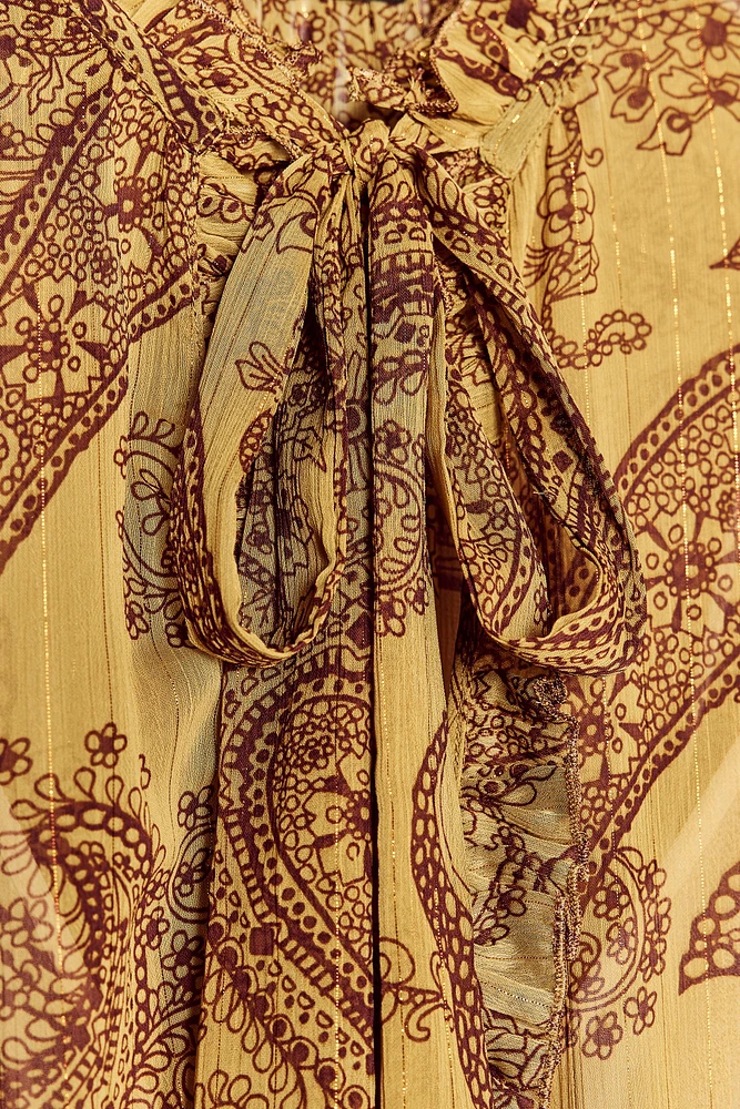 ZW COLLECTION LONG PRINT DRESS