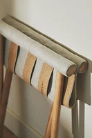 LINEN ASH FOLDING STOOL