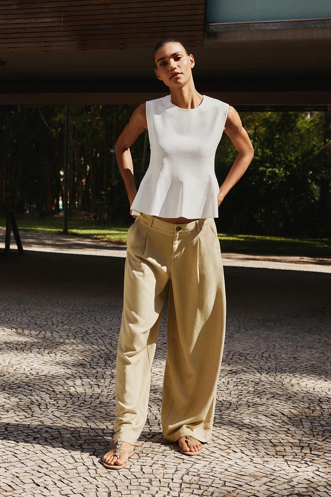 RUSTIC WIDE LEG PANTS