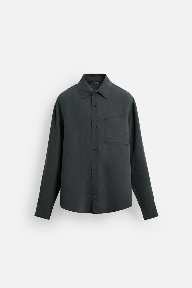 CHEMISE FLUIDE À POCHE