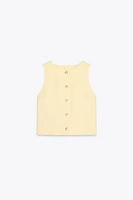 LINEN VEST