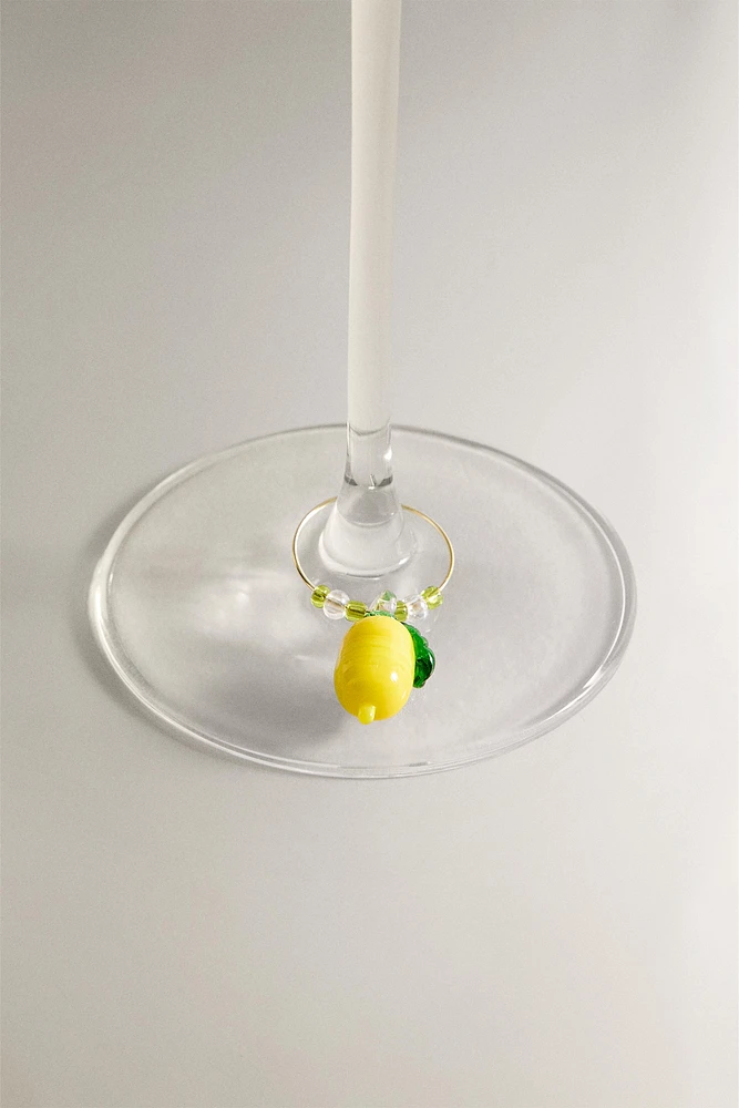 LOT MARQUE-VERRES FRUITS (LOT DE 6)