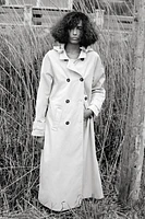 LONG SCARF TRENCH COAT